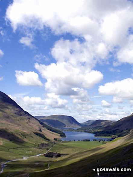 Buttermere from Warnscale Beck on the way to Hay Stacks 