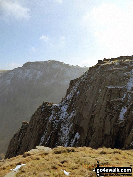 Walk gw103 Cadair Idris (Penygadair), Cyfrwy and Gau Graig via The Minffordd Path - Cadair Idris (Penygadair) from Cyfrwy