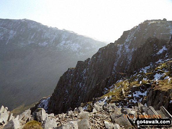 Walk gw152 Cadair Idris (Penygadair), Mynydd Moel, Cyfrwy and Gau Craig via The Pony Path - Cadair Idris (Penygadair) from Cyfrwy