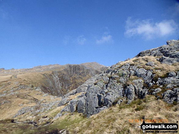 Walk gw142 Cadair Idris (Penygadair)  via The Minffordd Path - Cadair Idris (Penygadair) from Craig Cau