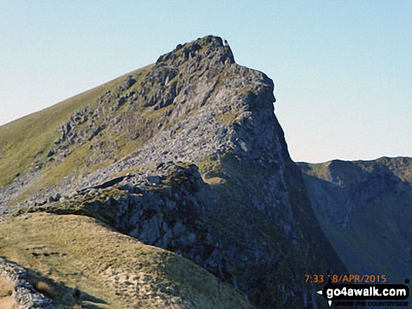 Approaching Mynydd Drws-y-coed on the Nantlle Ridge