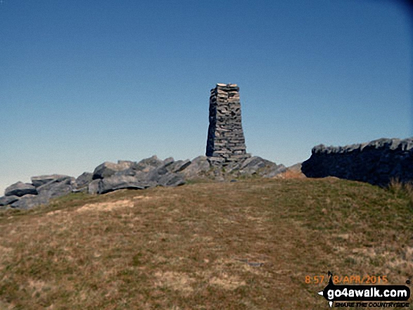 The Jubilee Monument Obelisk on the summit of Mynydd Tal-y-mignedd 