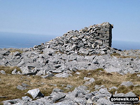 Cairn on the summit of Craig Cwm Silyn