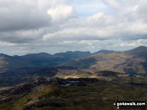 The Carneddau from Cnicht 