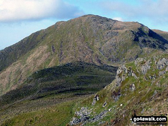 Walk cw115 Allt-fawr, Moel Druman and Ysgafell Wen from Crimea Pass (Bwlch y Gorddinan) - Iwerddon (Allt-fawr)