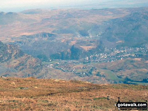 Blaenau Ffestiniog from Moelwyn Bach