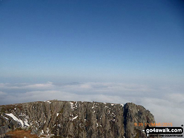 Looking west to Cadair Idris (Penygadair) from the summit of Mynydd Moel 