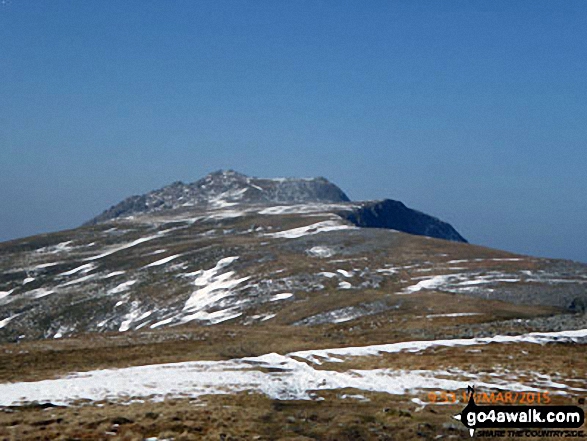 Cadair Idris (Penygadair) from the path from Mynydd Moel 