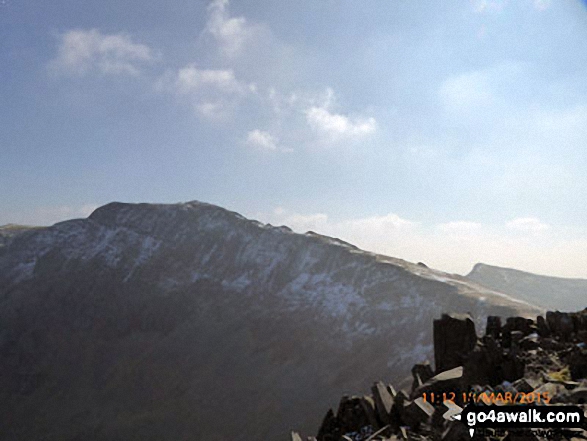 Walk gw156 Cadair Idris (Penygadair) via The Fox's Path - Cadair Idris (Penygadair) from Cyfrwy