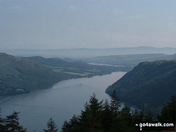 Walk c192 Helvellyn Ridge from Glenridding - Ullswater from Glenridding Dodd