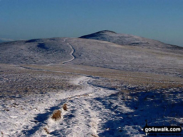 Walk c284 Great Sca Fell and High Pike from Fell Side - Carrock Fell from High Pike (Caldbeck)