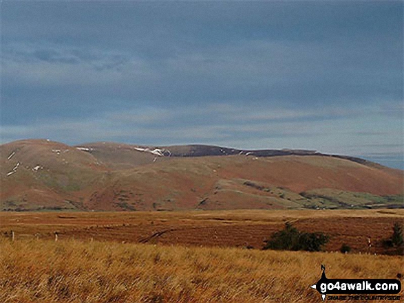 Walk c239 The Deepdale Round from nr Dockray - Bowscale Fell, Carrock Fell and Souther Fell from the old coach road nr Barbary Rigg