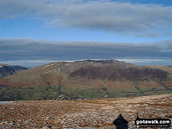 Walk c433 The St John's in the Vale Skyline from Legburthwaite - Blencathra (or Saddleback) from Clough Head