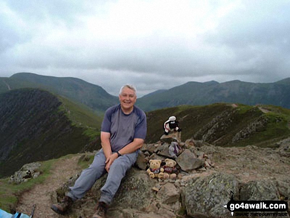 On Causey Pike summit 