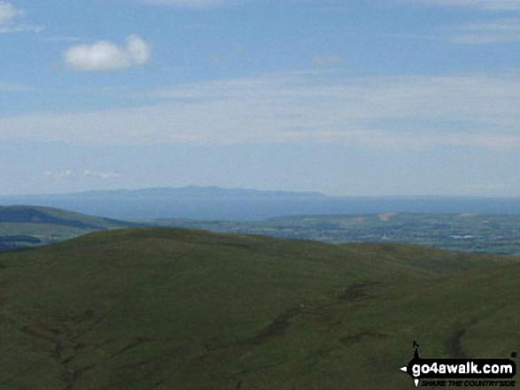 Walk c421 Mellbreak and Hen Comb from Loweswater - The Isle of Man from Hen Comb