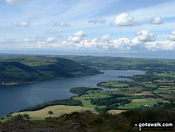 Walk c327 Dodd (Skiddaw) from Dodd Wood - Crummock Water from Dodd (Skiddaw)