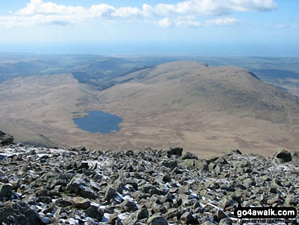 Burnmoor Tarn, Whin Rigg and Illgill Head from Sca Fell