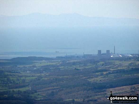 Walk c233 Sca Fell and Scafell Pike from Wasdale Head, Wast Water - Looking towards the Isle of Man (Sellafield rather spoils the view) from Sca Fell