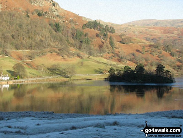 Walk c274 Loughrigg Fell from Elterwater - Loughrigg Tarn