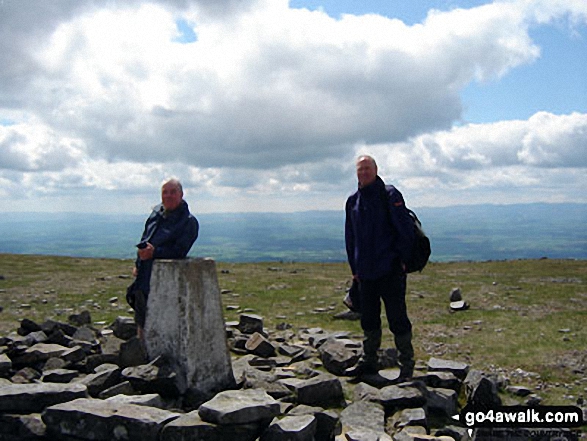 Walk c317 Cross Fell from Kirkland - On Cross Fell