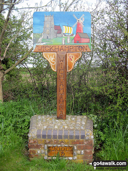 Walk nf160 Berney Mill from Reedham - Wickhampton