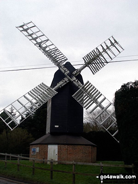 Walk ht108 Ardeley and Cromer Windmill from Walkern - Cromer Windmill