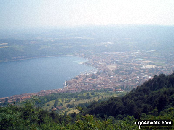 Salo and Lago di Garda (Lake Garda) from near San Bartolomeo (Shrine) 