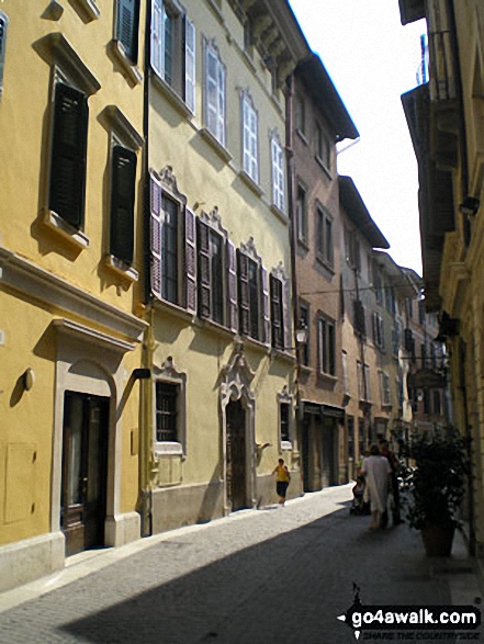 One of Salo's many narrow streets, Lago di Garda (Lake Garda) 