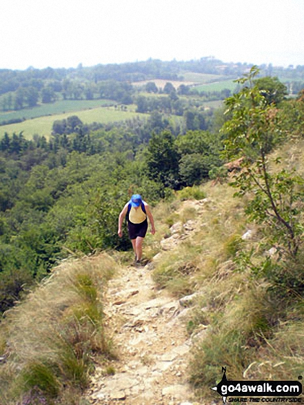 Walk lo107 Rocca di Manerba from Dusano - Climbing Rocca di Manerba