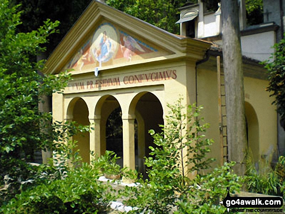 Walk lo103 Madonna Del Rio and San Bartolomeo from Salo - Madonna del Rio (Shrine) near Renzano