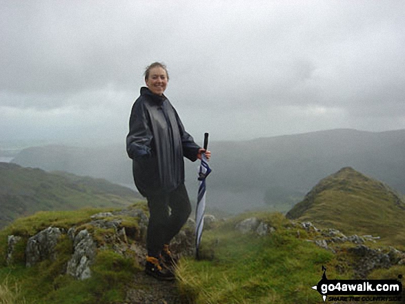 Walk c208 Harrison Stickle and High Raise from The New Dungeon Ghyll, Great Langdale - On The Langdale Pikes