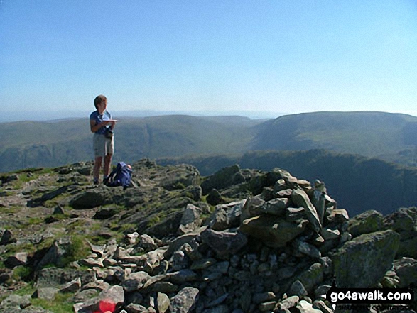 Me on Kidsty Pike in The Lake District Cumbria England