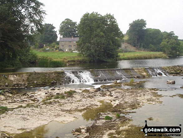 Walk ny111 Hebden and Kelber from Grassington - Linton Falls at Linton near Grassington