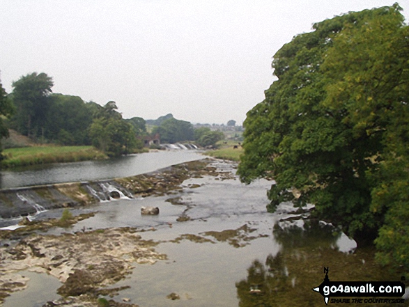 Walk ny111 Hebden and Kelber from Grassington - Linton Falls at Linton near Grassington