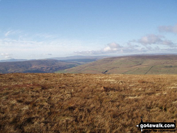 Walk ny104 Buckden Pike from Buckden - West from Buckden Pike