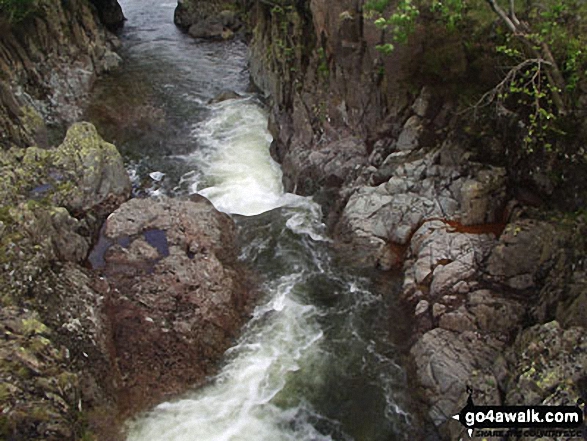 Walk c189 High Raise from Rosthwaite - Stonethwaite beck in the Langstrath Valley