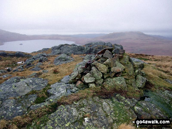 Devoke Water from Seat How (Birker Fell) summit 