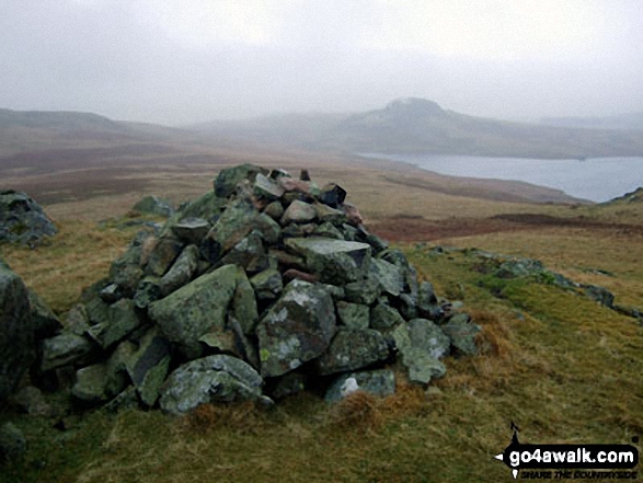 The Seat (Birker Fell) and Devoke Water from Water Crag (Birker Fell) summit