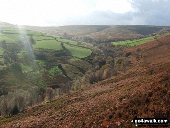 Walk wy106 West Nab and Horseley Head Moss from Meltham - Black Hill (Soldier's Lump) from Royd Edge