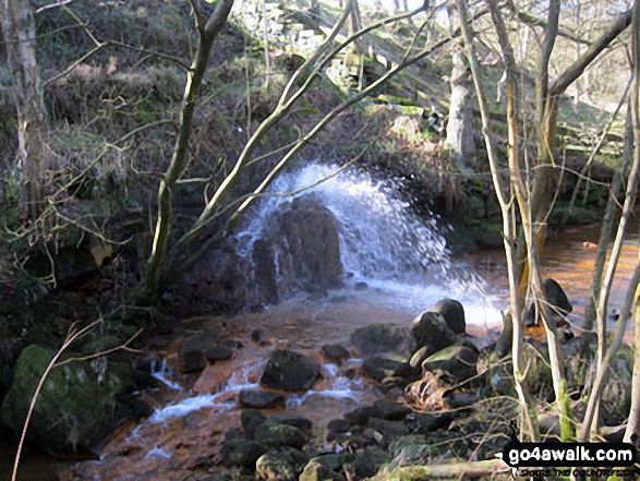 Water spout feeding The River Ryburn 