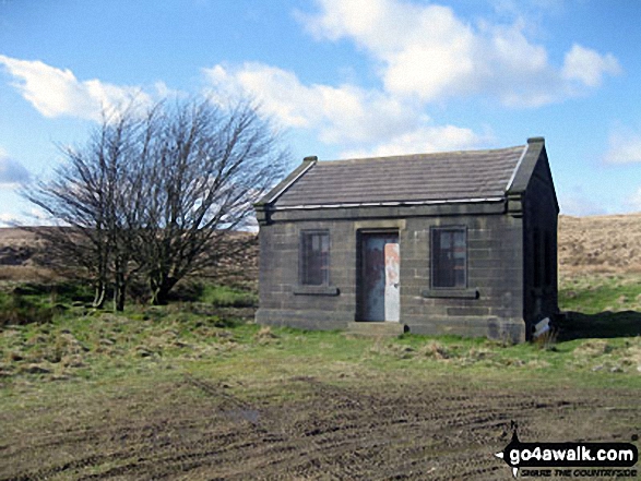 Green Withens Reservoir control building 