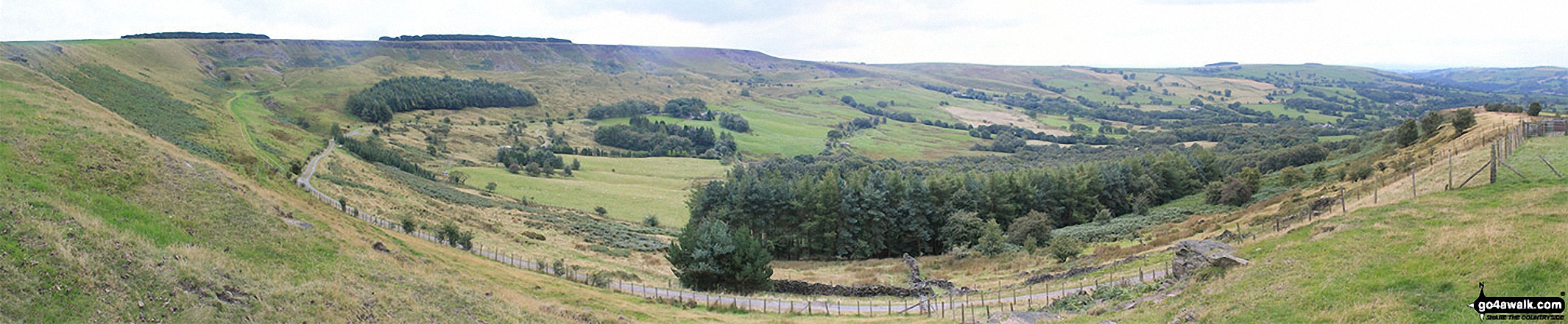 Walk d177 Coombes Edge Rocks from Charlesworth - Coombes Edge