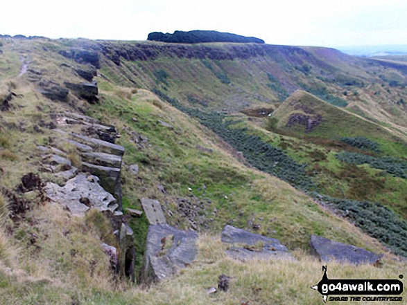 Walk d177 Coombes Edge Rocks from Charlesworth - Coombes Edge