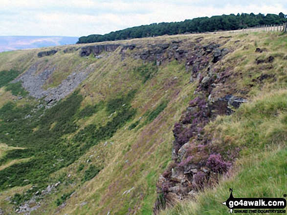 Walk d177 Coombes Edge Rocks from Charlesworth - Coombes Edge