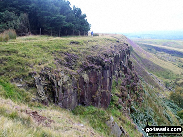 Walk d177 Coombes Edge Rocks from Charlesworth - Coombes Edge