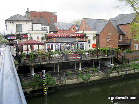 Walk nf160 Berney Mill from Reedham - The Compleat Angler Public House, Norwich