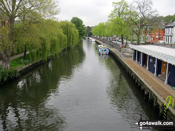 The River Wensum from Foundry Bridge, Norwich 