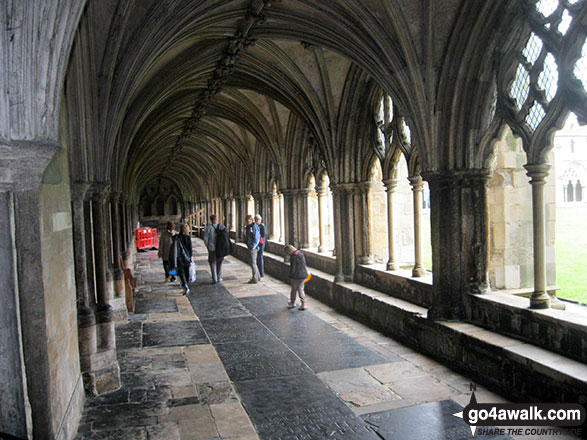 Norwich Cathedral Cloisters Norwich Cathedral was begun in 1096 and completed in 1145. Norwich Cathedral has the second largest cloisters in England, only exceeded by those at Salisbury Cathedral.