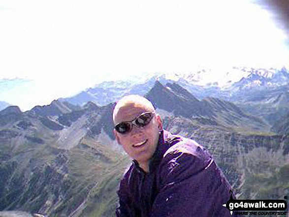 Graeme Leithead on Le Petit Mont Blanc in The Alps  Italy