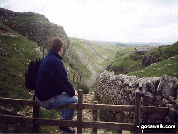 Watlowes dry valley above Malham Cove